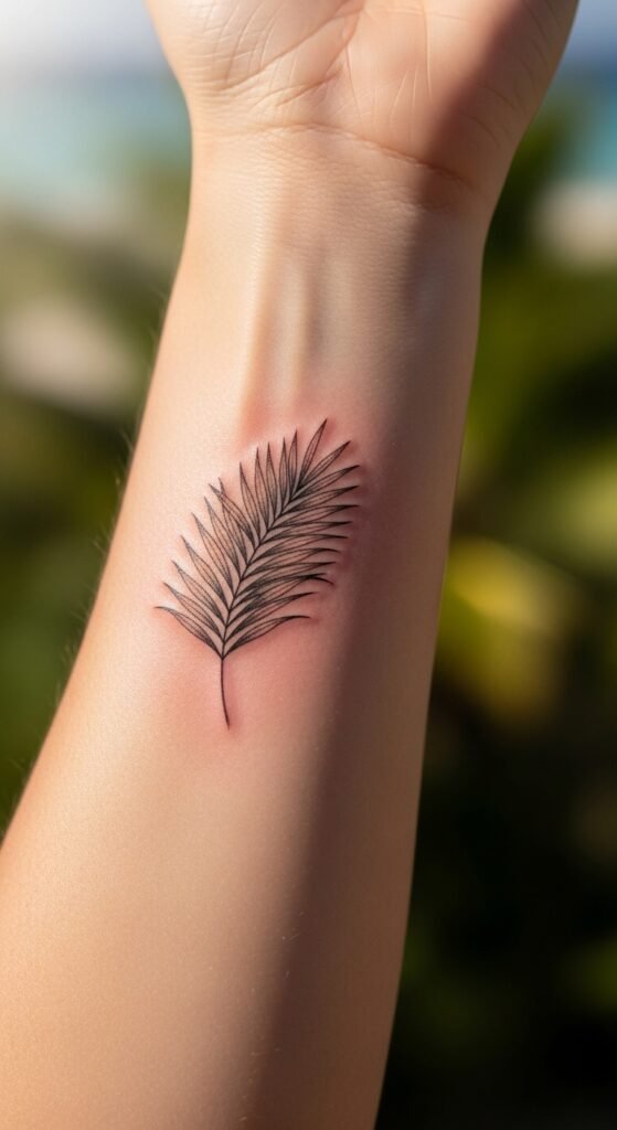 Tiny Palm Leaf