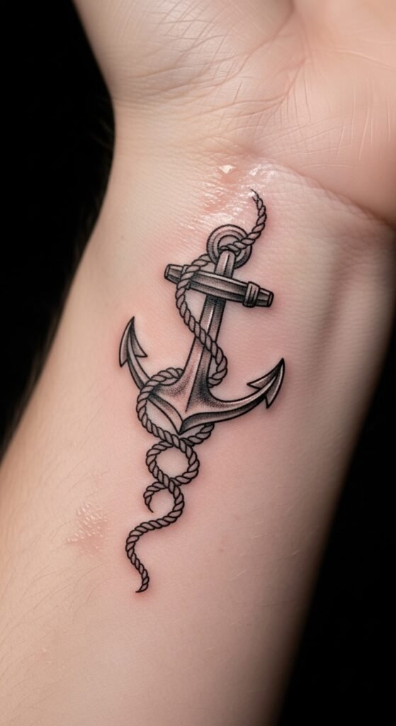 Tiny Anchor with Rope