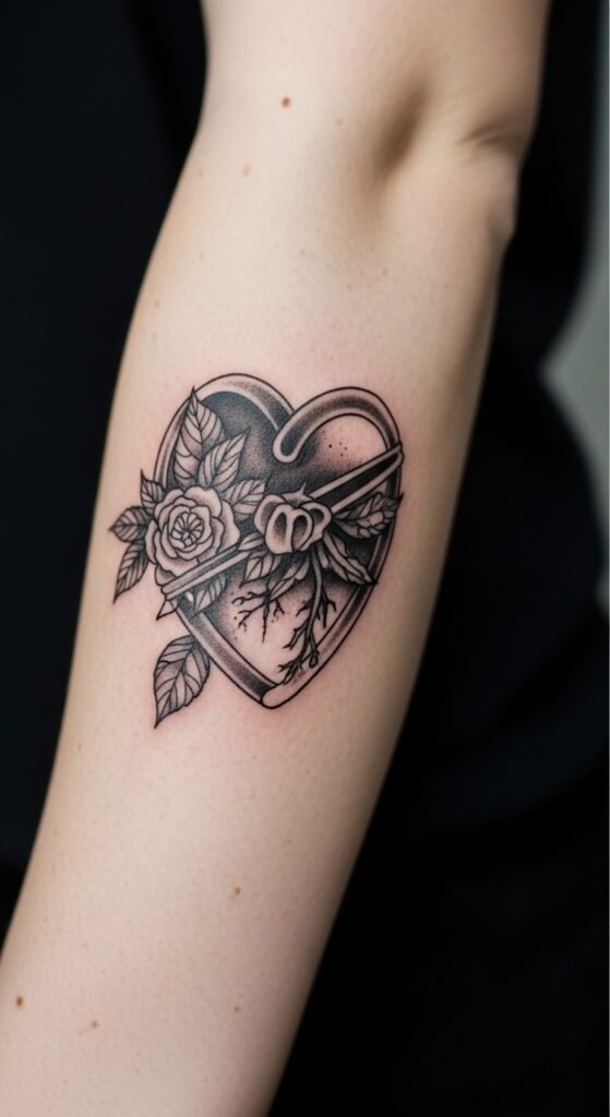 Minimalist Heart Tattoo