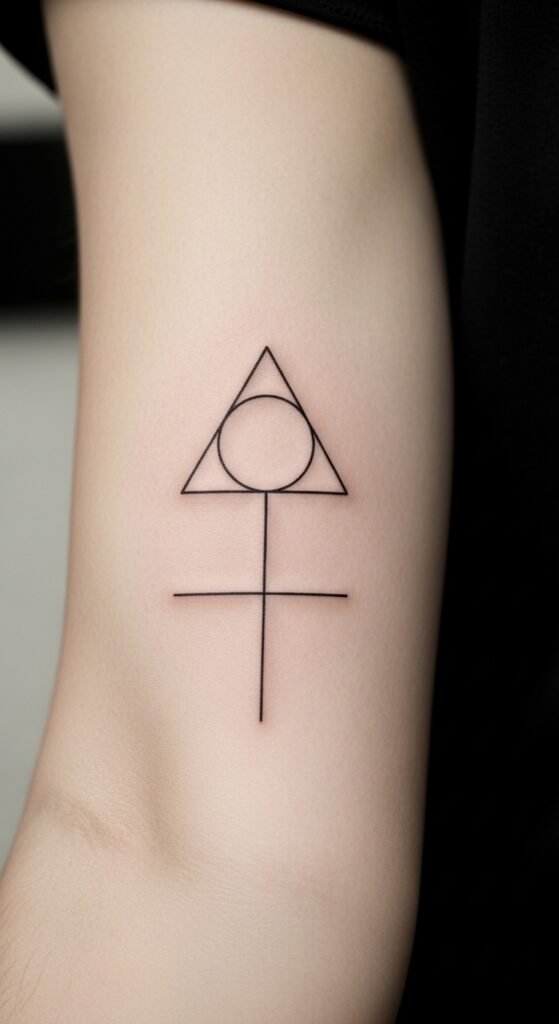 Simple Geometric Tattoo