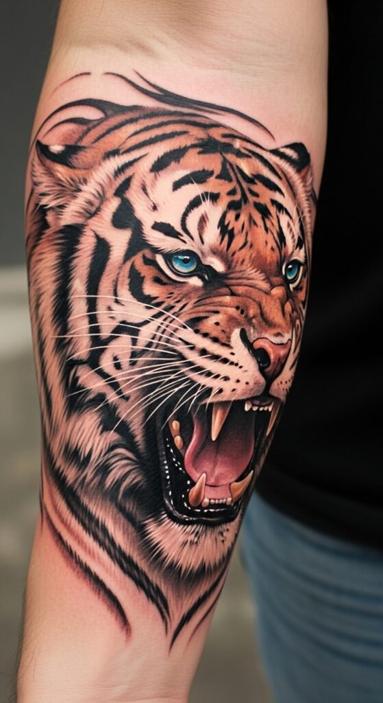 The Tiger’s Fierce Eyes