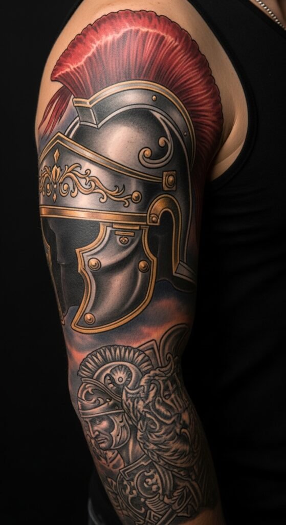 The Roman Warrior Helmet