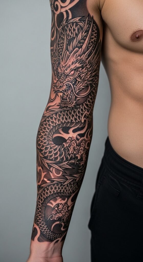  Dragon Tattoo Designs 