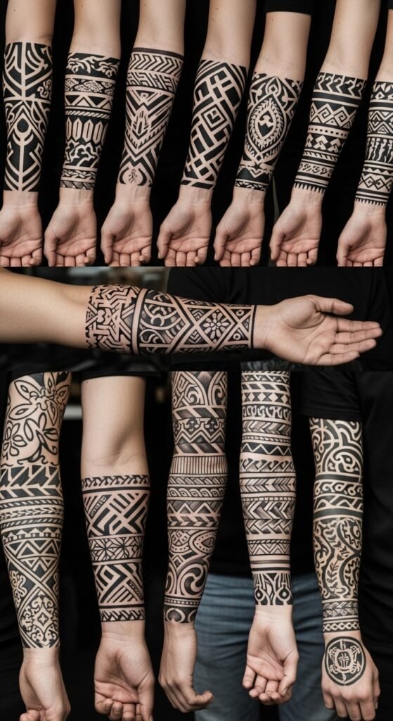 Tribal Forearm Tattoos for Men