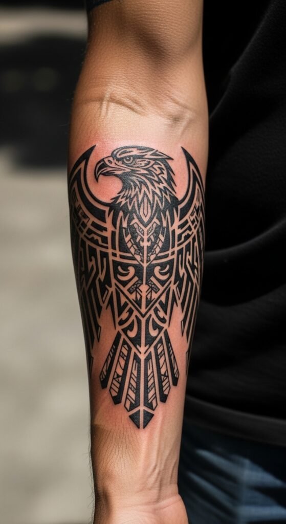 The Eagle Tribal Tattoo