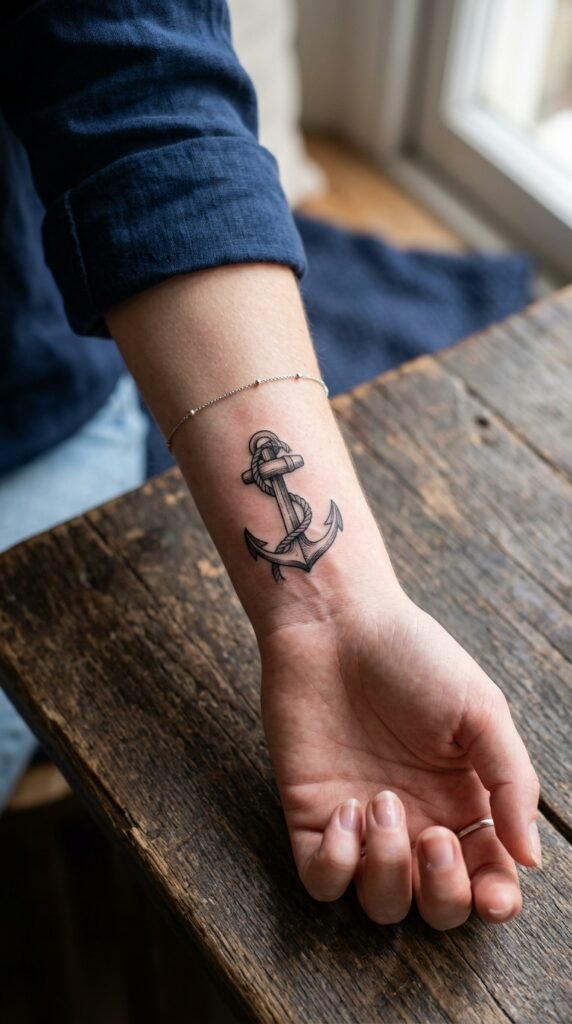 A Minimalist Anchor with Rope