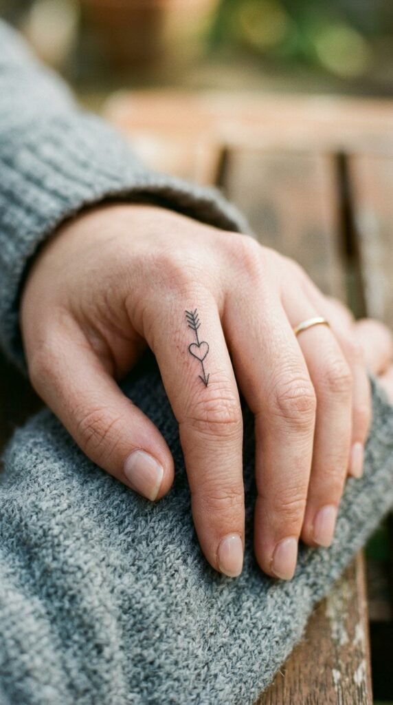 A Simple Arrow with a Heart