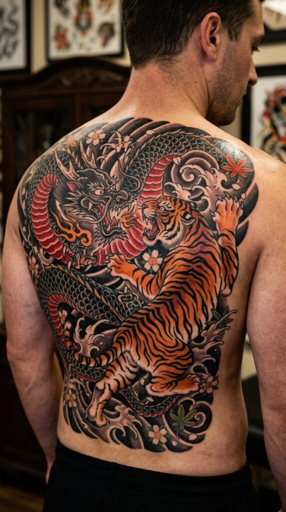 Dragon and Tiger Battle