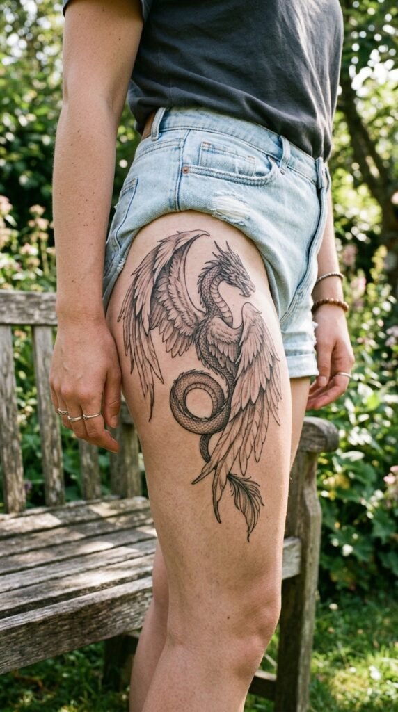 The Dragon with Feathers