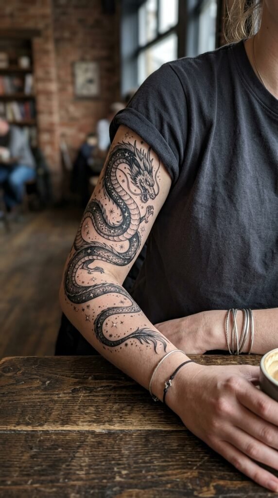 The Dragon with Stars