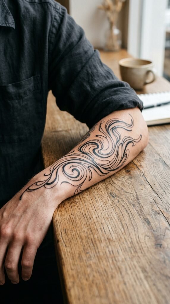 Abstract Lines and Designs