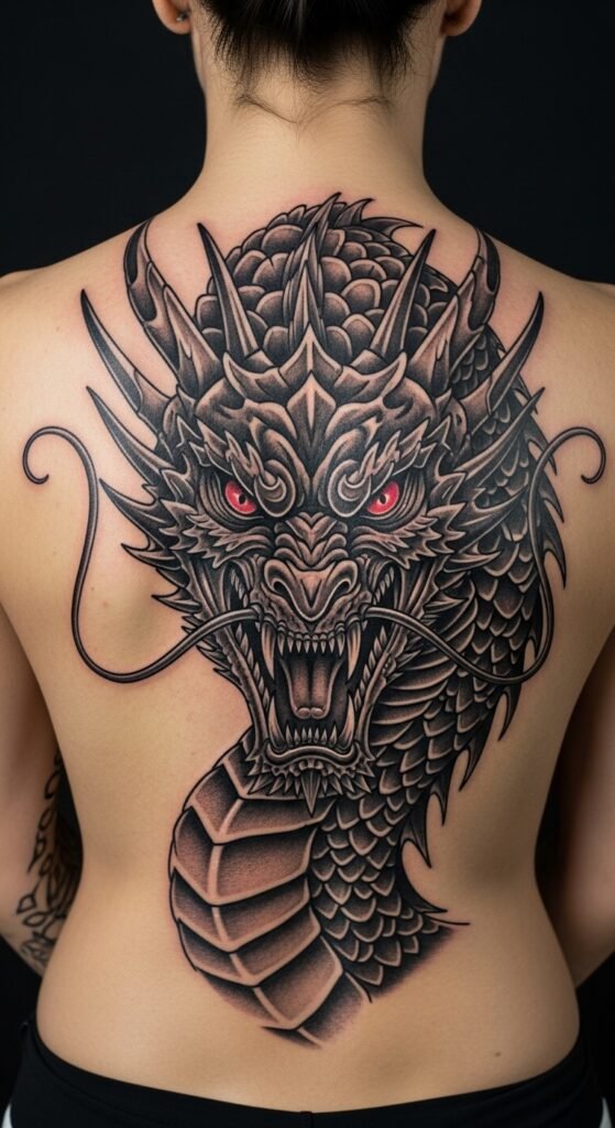 The Fierce Dragon Head