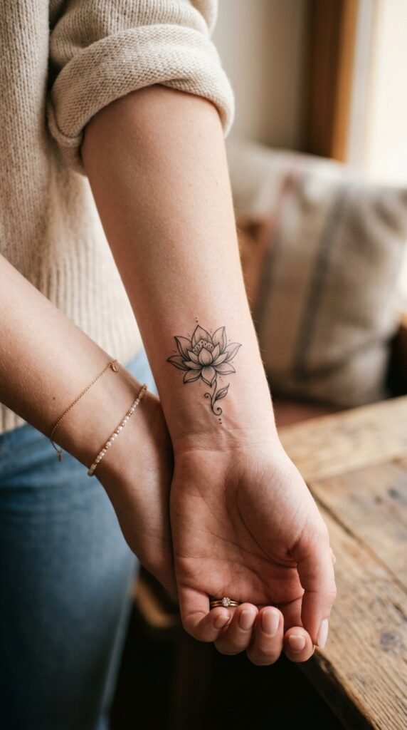 A Small Lotus Flower