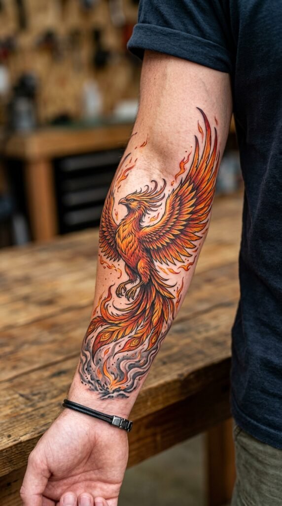 Phoenix Rising Tattoos