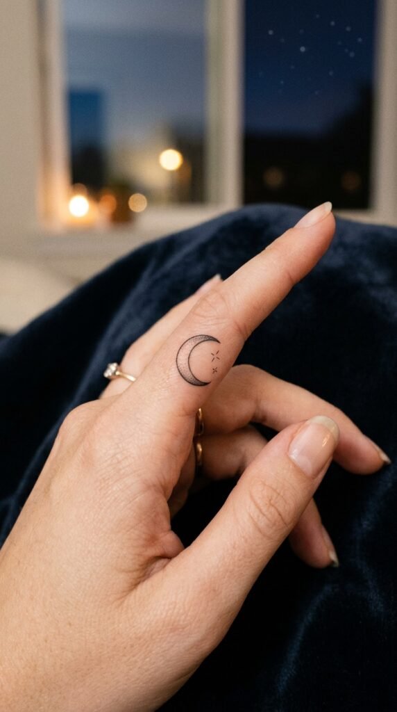 A Tiny Crescent Moon