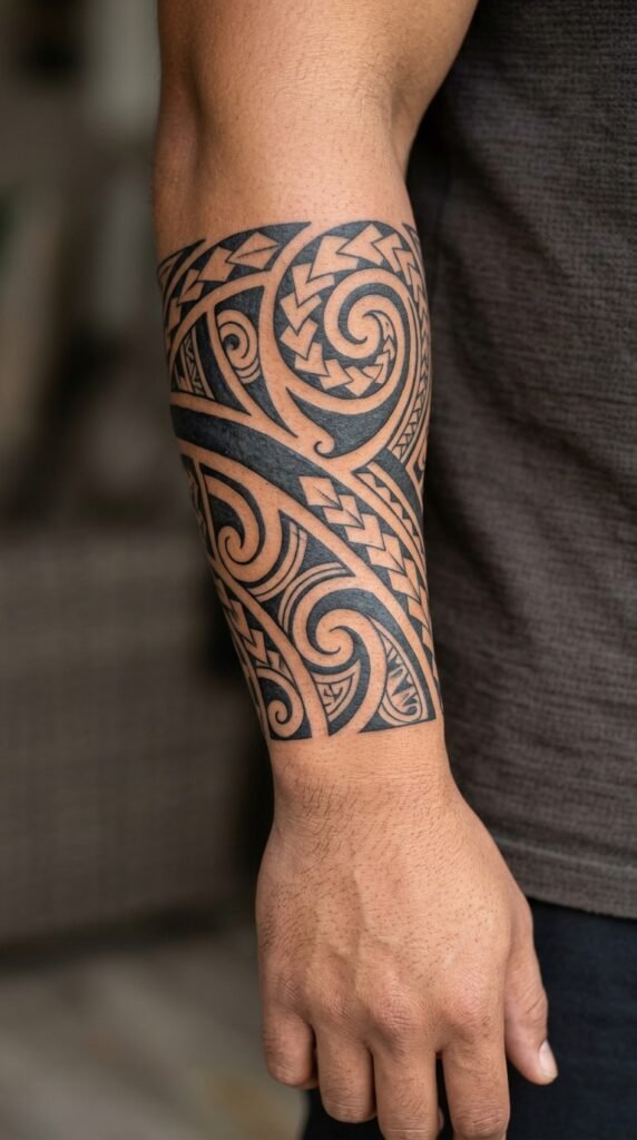 Tribal Patterns with Sharp Lines